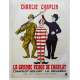 LA GRANDE REVUE DE CHARLOT Affiche de film entoilée- 60x80 cm. - 1959 - Charlot, Charlie Chaplin
