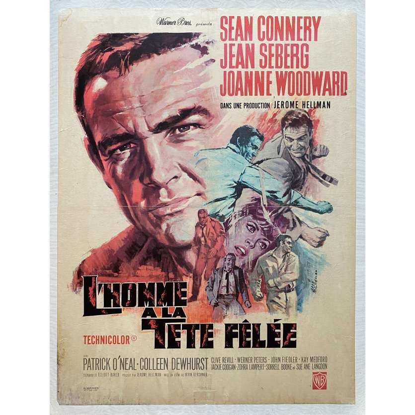 A FINE MADNESS Movie Poster- 23x32 in. - 1966 - Irvin Kershner, Sean Connery