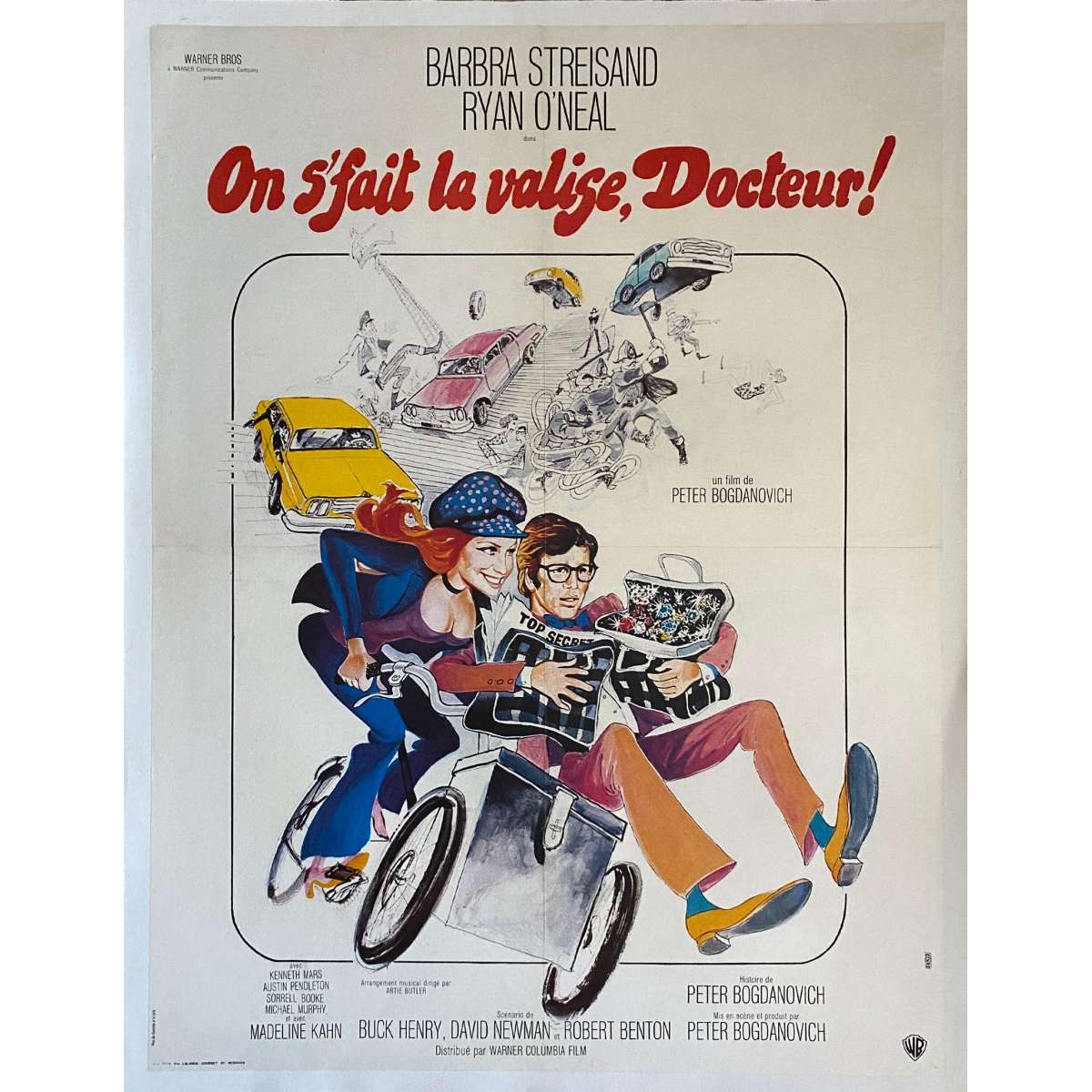 Affiche de film entoilée française de ON S'FAIT LA VALISE DOCTEUR 60x80 cm.