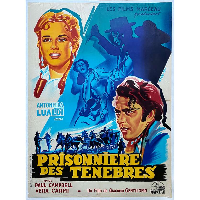 LA CIECA DI SORRENTO Movie Poster- 23x32 in. - 1953 - Giacomo Gentilomo, Antonella Lualdi