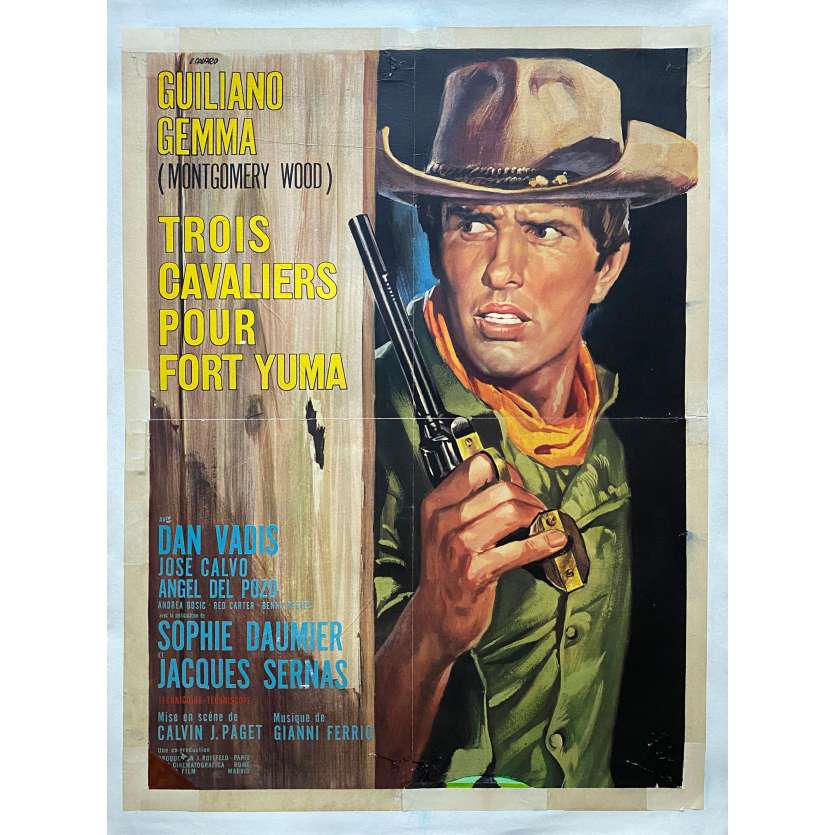 FORT YUMA GOLD Movie Poster- 23x32 in. - 1966 - Giorgio Ferroni, Giuliano Gemma