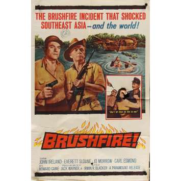 BRUSHFIRE US 1sh Movie Poster - 1962 - John Ireland