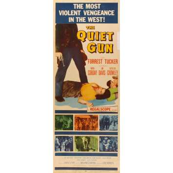 QUIET GUN Affiche de film 36x91 - 1967 - Lee van Cleef, William Claxton