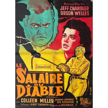 LE SALAIRE DU DIABLE Affiche de cinéma- 60x80 cm. - 1957 - Orson Welles, Jack Arnold