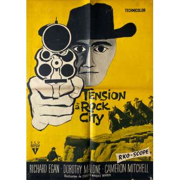 TENSION A ROCK CITY Affiche de cinéma- 60x80 cm. - 1956 - Dorothy Malone, Charles Marquis Warren