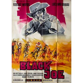 BLACK JOE Affiche de cinéma- 120x160 cm. - 1968 - Robert Woods, Gianfranco Baldanello