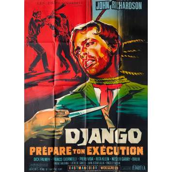 DJANGO PREPARE TON EXECUTION Affiche de cinéma- 120x160 cm. - 1968 - John Richardson, Domenico Paolella
