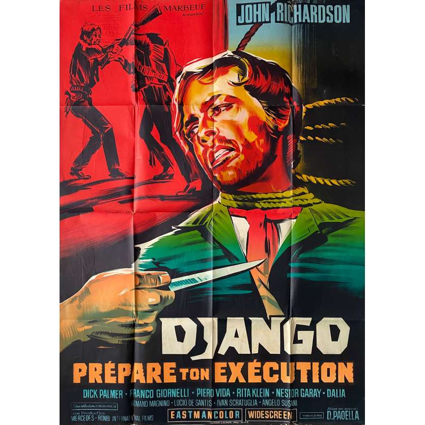EXECUTION Movie Poster- 47x63 in. - 1968 - Domenico Paolella, John Richardson