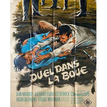 DUEL DANS LA BOUE Affiche de cinéma- 120x160 cm. - 1959 - Don Murray, Richard Fleischer