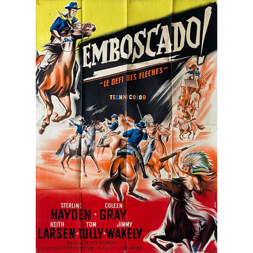 EMBOSCADO Affiche de cinéma- 120x160 cm. - 1964 - Audie Murphy, R.G. Springsteen