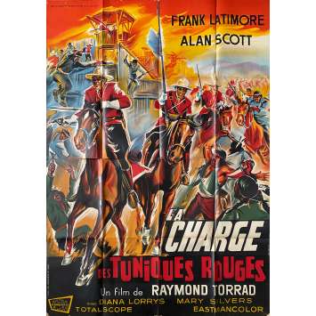 LA CHARGE DES TUNIQUES ROUGES Affiche de cinéma- 120x160 cm. - 1965 - Alan Scott, Ramón Torrado