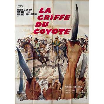 LA GRIFFE DU COYOTE Affiche de cinéma- 120x160 cm. - 1963 - Fernando Casanova, Mario Caiano