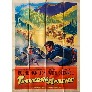 TONNERRE APACHE Affiche de cinéma- 120x160 cm. - 1961 - Richard Boone, Joseph M. Newman