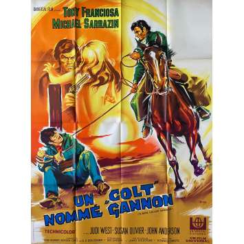 UN COLT NOMME GANNON Affiche de cinéma- 120x160 cm. - 1968 - Anthony Franciosa, James Goldstone