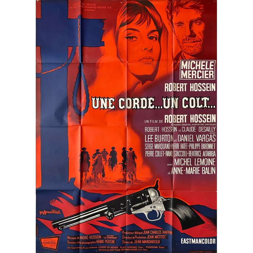 CEMETARY WITHOUT CROSSES Movie Poster- 47x63 in. - 1969 - Robert Hossein, Michèle Mercier