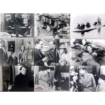 FOREIGN CORRESPONDANT French Stills x9 7x9 - R1970 - Alfred Hitchcock, John McCrea