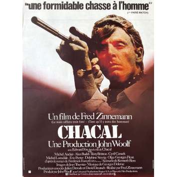 THE DAY OF THE JACKAL Movie Poster- 15x21 in. - 1973 - Fred Zinnemann, Edward Fox