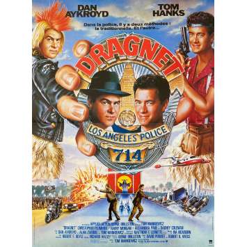 DRAGNET Affiche de cinéma- 40x54 cm. - 1987 - Dan Aykroyd, Tom Hanks, Tom Mankiewicz