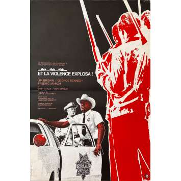 ET LA VIOLENCE EXPLOSA Affiche de cinéma- 40x54 cm. - 1970 - Jim Brown, Ralph Nelson