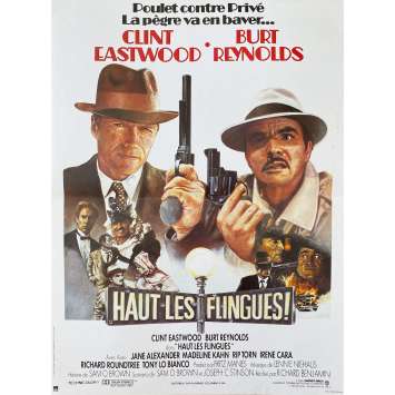 HAUT LES FLINGUES Affiche de cinéma- 40x54 cm. - 1984 - Clint Eastwood, Richard Benjamin