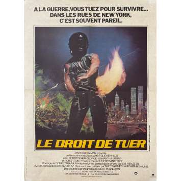 THE EXTERMINATOR Movie Poster- 15x21 in. - 1980 - James Glickenhaus, Robert Ginty