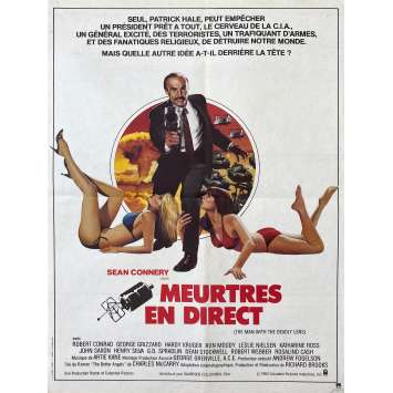 MEURTRES EN DIRECT Affiche de cinéma- 40x54 cm. - 1982 - Sean Connery, Richard Brooks