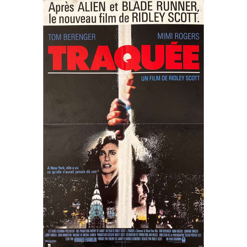 TRAQUEE Affiche de cinéma- 40x54 cm. - 1987 - Tom Berenger, Ridley Scott