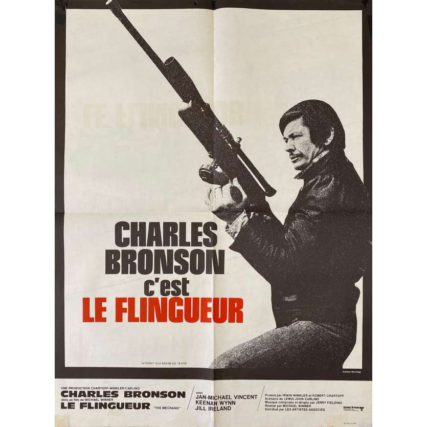 THE MECHANIC Movie Poster- 23x32 in. - 1972 - Michael Winner, Charles Bronson