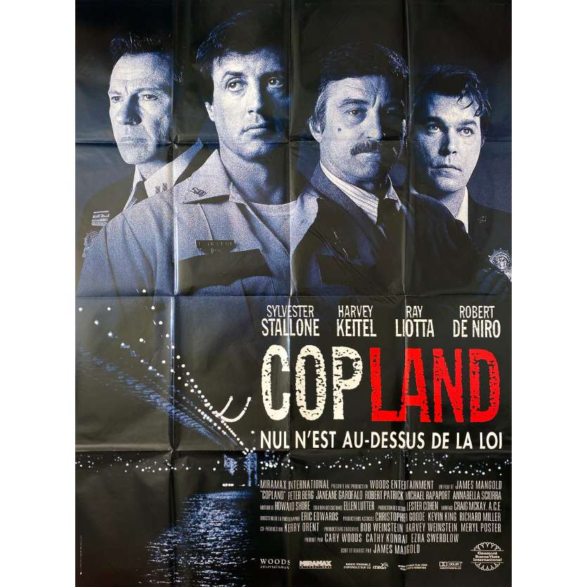 COP LAND Movie Poster- 47x63 in. - 1997 - James Mangold, Sylvester Stallone, De Niro