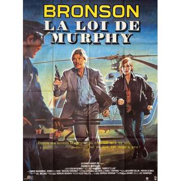 LA LOI DE MURPHY Affiche de cinéma- 120x160 cm. - 1986 - Charles Bronson, J. Lee Thomson