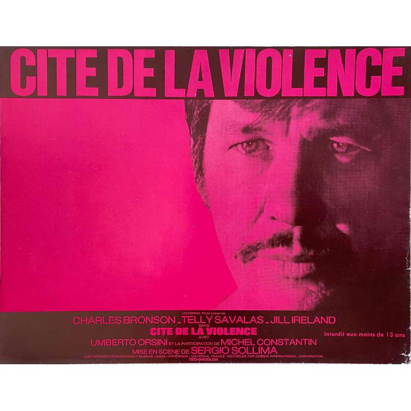 VIOLENT CITY Movie Poster 4p - 10x12 in. - 1970 - Sergio Sollima, Serge Bronson, Telly Savalas
