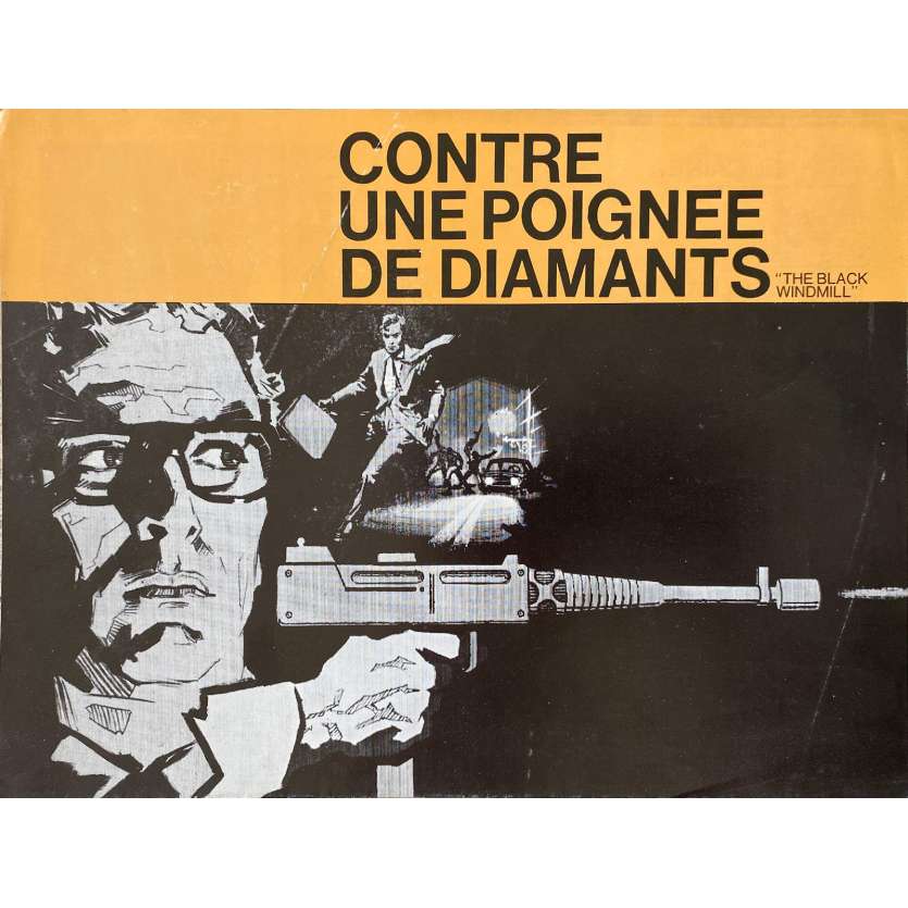 CONTRE UNE POIGNEE DE DIAMANTS Synopsis 4p - 24x30 cm. - 1974 - Michael Caine, Don Siegel