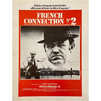 FRENCH CONNECTION II Movie Poster 2p - 10x12 in. - 1975 - John Frankenheimer, Gene Hackman