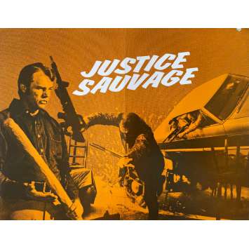 JUSTICE SAUVAGE Synopsis 4p - 24x30 cm. - 1973 - Joe Don Baker, Phil Karlson