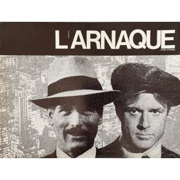 L'ARNAQUE Synopsis 4p - 24x30 cm. - 1973 - Paul Newman, Robert Redford, George Roy Hill