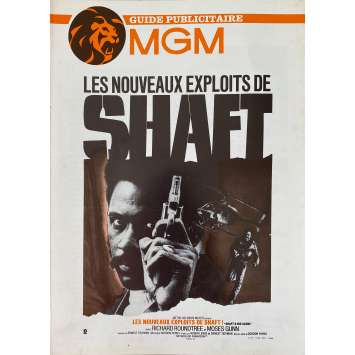 LES NOUVEAUX EXPLOITS DE SHAFT Synopsis 6p - 21x30 cm. - 1972 - Richard Roundtree, Gordon Parks