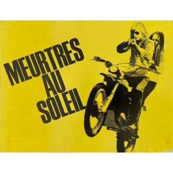 MEURTRES AU SOLEIL Synopsis 4p - 24x30 cm. - 1972 - Karl Malden, Antonio Isasi-Isasmendi