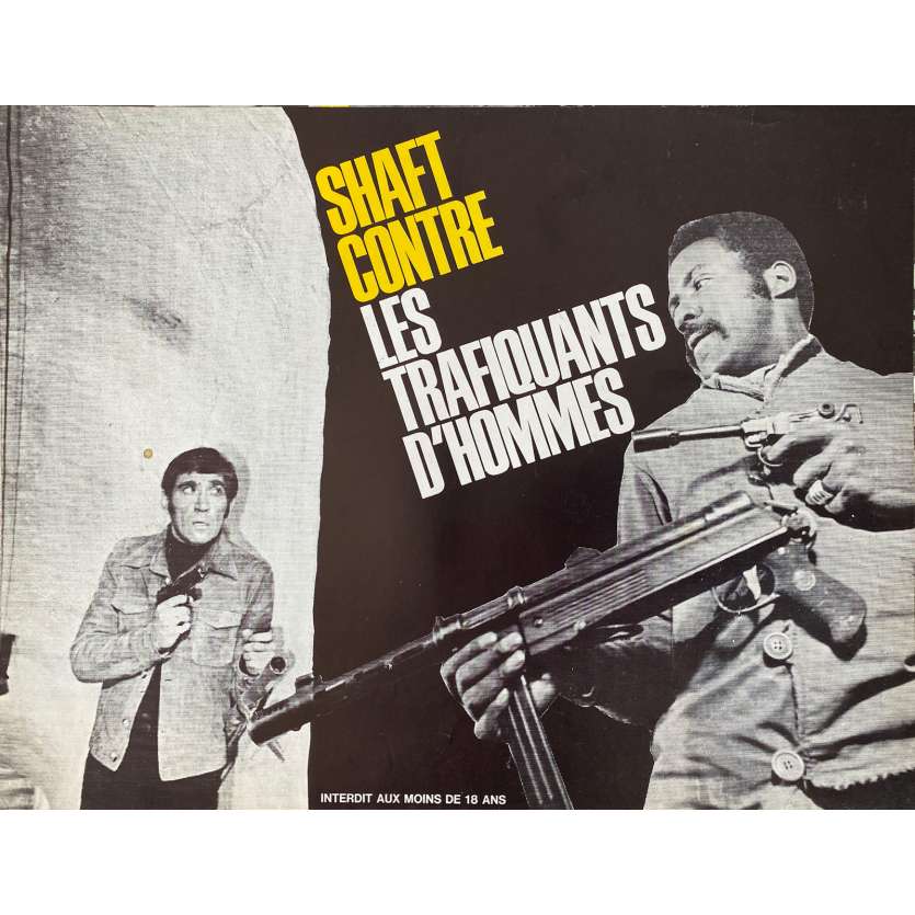 SHAFT CONTRE LES TRAFIQUANTS D'HOMMES Synopsis 4p - 24x30 cm. - 1973 - Richard Roundtree, John Guillermin