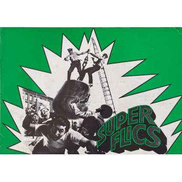 THE SUPER COPS Movie Poster 4p - 10x12 in. - 1974 - Gordon Parks, Ron Leibman