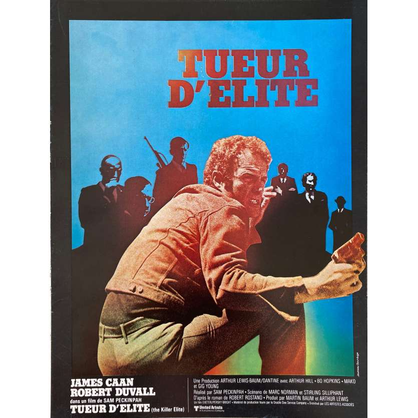 THE KILLER ELITE Movie Poster 4p - 10x12 in. - 1975 - Sam Peckinpah, James Caan