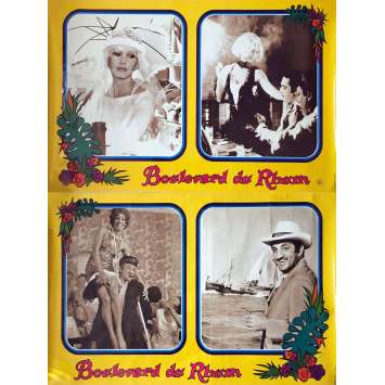 RUM RUNNERS Lobby Cards 23x32 in. - 1971 - Robert Enrico, Lino Ventura, Brigitte Bardot
