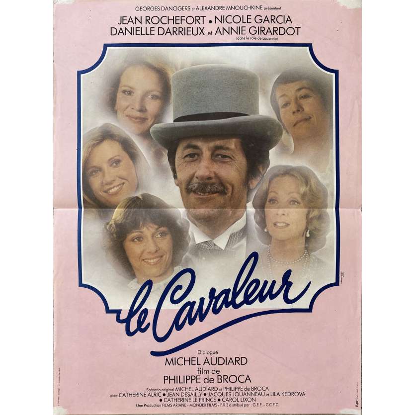 LE CAVALEUR Movie Poster- 15x21 in. - 1979 - Philippe de Broca, Jean Rochefort
