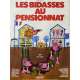 LES BIDASSES AU PENSIONNAT Affiche de cinéma- 40x54 cm. - 1978 - Katia Tchenko, Michel Vocoret