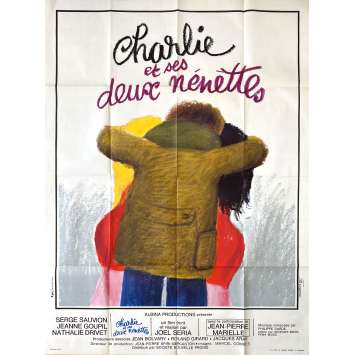 CHARLIE AND HIS TWO CHICKS Movie Poster- 47x63 in. - 1973 - Joël Seria, Jean-Pierre Marielle