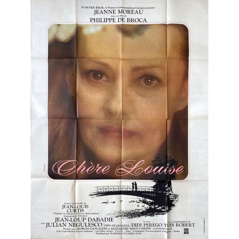 CHERE LOUISE Affiche de cinéma- 120x160 cm. - 1972 - Jeanne Moreau, Philippe de Broca