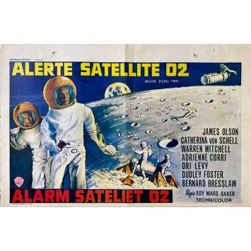 ALERTE SATELLITE 02 Affiche de cinéma- 35x55 cm. - 1969 - James Olson, Roy-Ward Baker