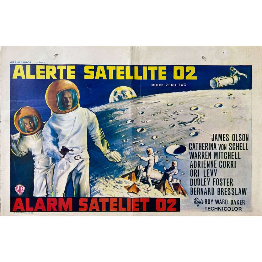 MOON ZERO TWO Movie Poster- 14x21 in. - 1969 - Roy-Ward Baker, James Olson