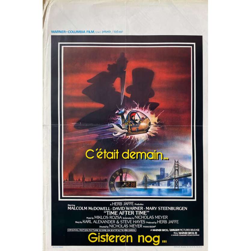 C'ETAIT DEMAIN Affiche de cinéma- 35x55 cm. - 1979 - Malcolm McDowell, Nicholas Meyer