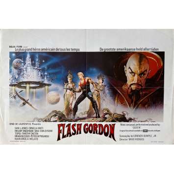 FLASH GORDON Affiche de cinéma- 35x55 cm. - 1980 - Max Von Sidow, Mike Hodges