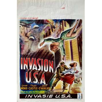 INVASION USA Affiche de cinéma- 35x55 cm. - 1952 - Gerald Morh, Alfred-E. Green